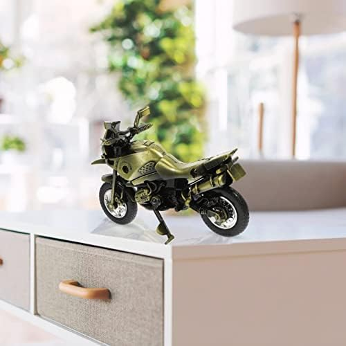 Ethnic Design Bike Showpieces Metal Figurine Decorative Sculpture