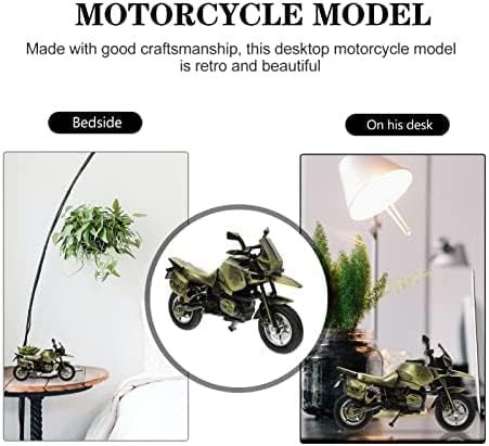 Ethnic Design Bike Showpieces Metal Figurine Decorative Sculpture
