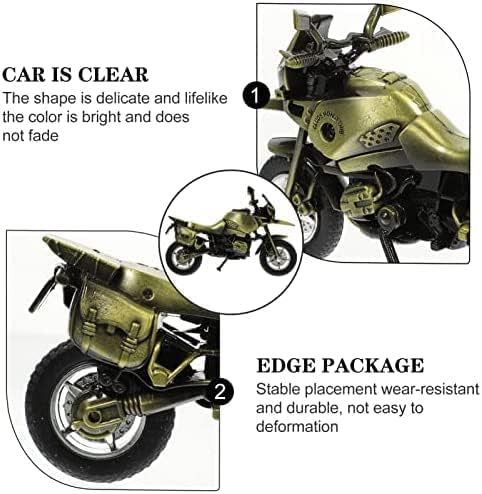 Ethnic Design Bike Showpieces Metal Figurine Decorative Sculpture