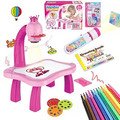 2pcs/Set Drawing Projector for Kids with Flashlight Slide Projector