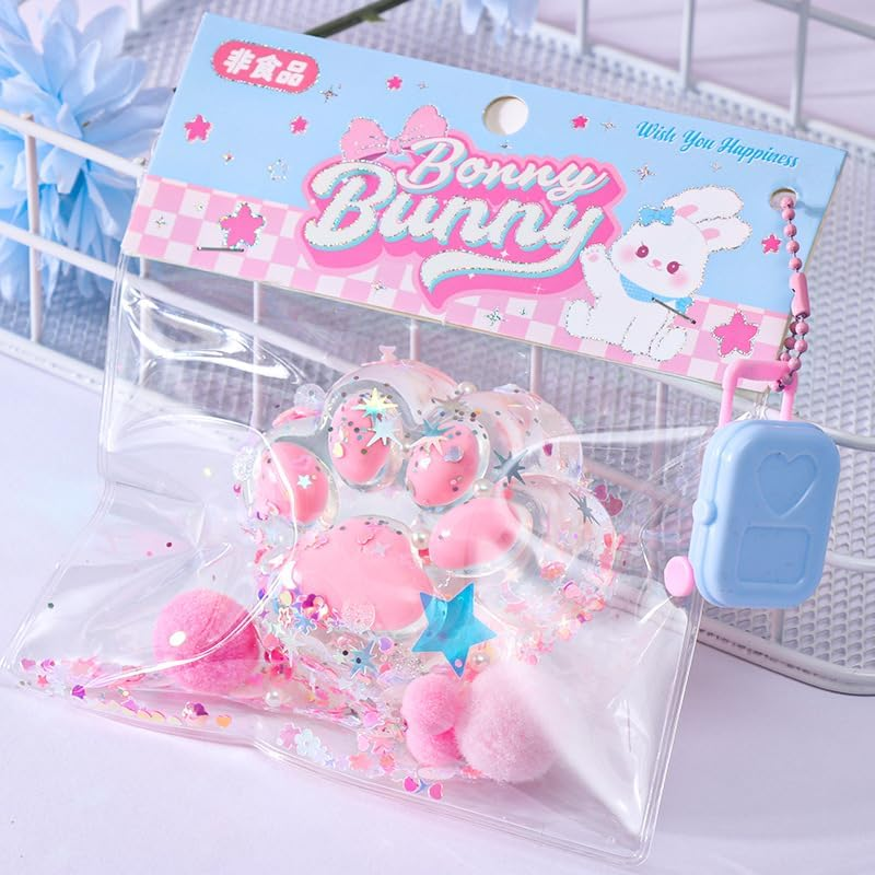 Cute Bunny Squishy Toy – Soft Squeeze Stress Relief & Sensory Fidget Toy