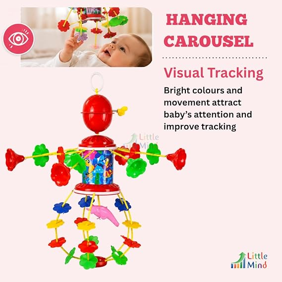 Little Mind Hanging Toy Jhoomer Merry Go Round for Newborn Babies