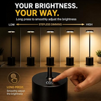 Table Lamp – Rechargeable LED Desk Lamp, Night Lamp