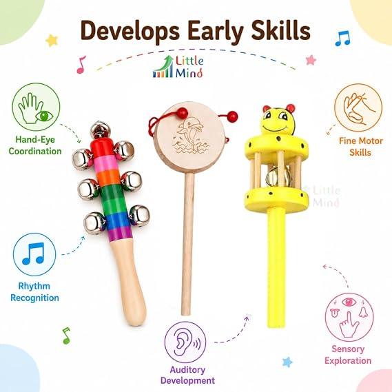Little Mind Hanging Toy Jhoomer Merry Go Round for Newborn Babies
