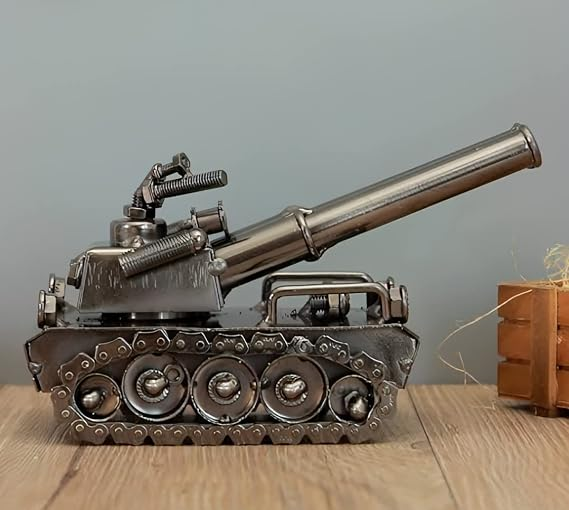 Viazaid Vintage Tank Decor - Bullet Shell Casing Military Tank