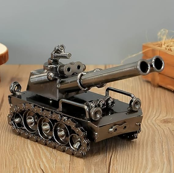 Viazaid Vintage Tank Decor - Bullet Shell Casing Military Tank