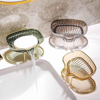 Premium Faucet Soap Holder – Golden Drainage Soap Dish for Bathroom & Kitchen