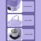 Portable Mini Folding Clothes Washing Machine