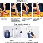 Personal 3D 6 Blades Mini Blender For Shakes And Smoothies,Portable Fresh