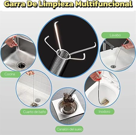 Flexible Sink Drain Cleaning Tool – Long Reach Kitchen & Bathroom Pipe Cleaner