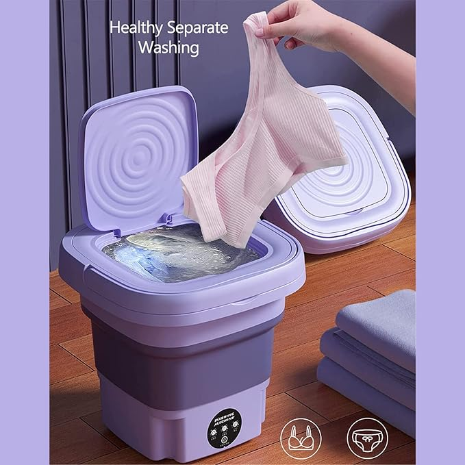 Portable Mini Folding Clothes Washing Machine