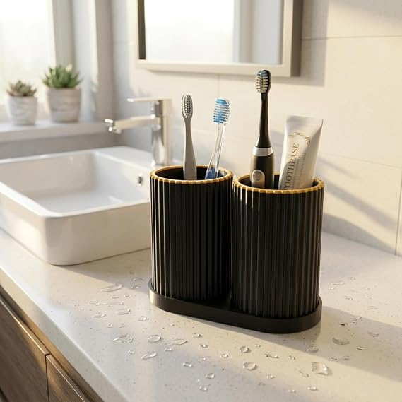 Toothbrush Holder Stand for Bathroom