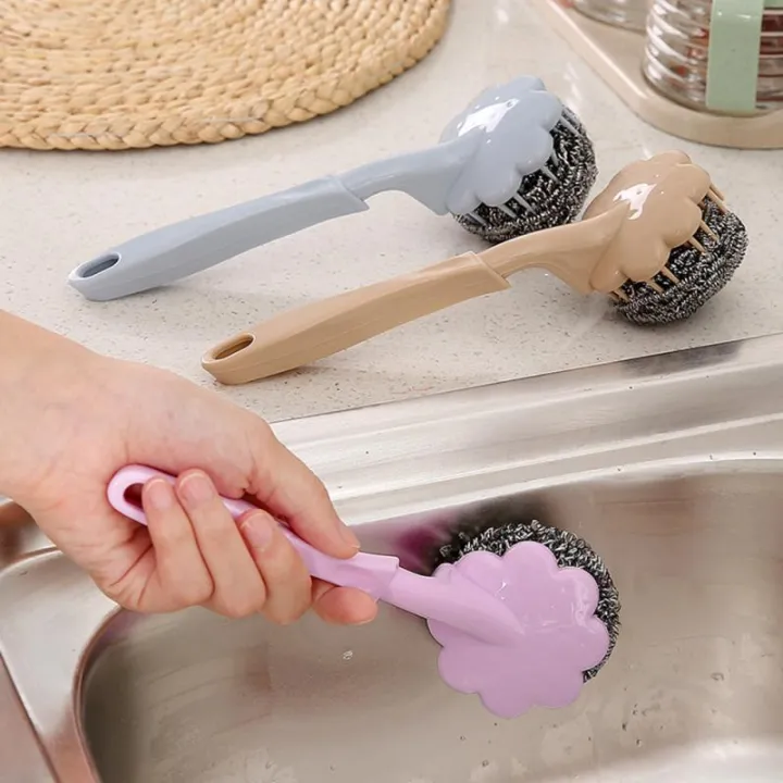 Stainless Steel Wire Jaali Ball Brush Scrubber