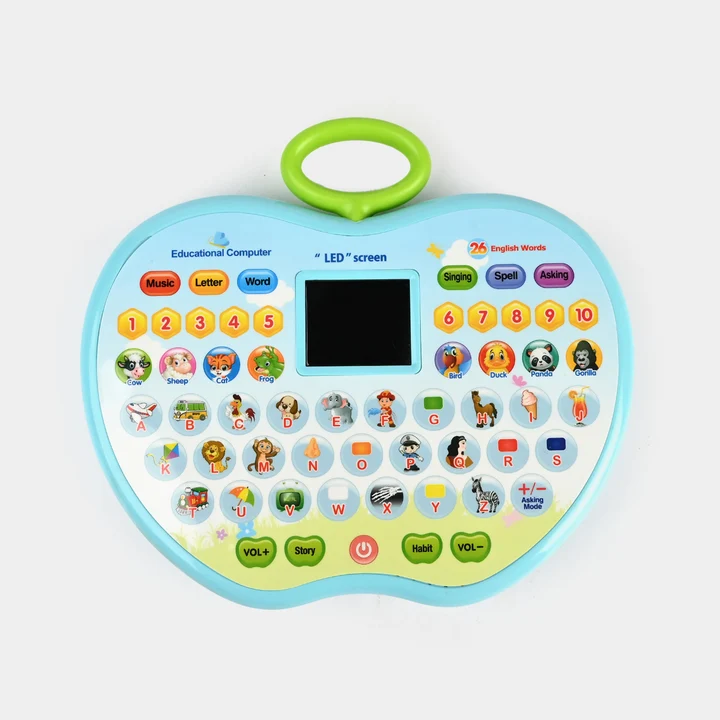 Educational Learning Computer Toy for Kids – LED Screen, Alphabet & Numbers