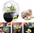Manual Garlic Chopper & Mincer – Mini Handheld Garlic Crusher with Rolling Design