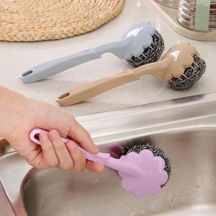 Stainless Steel Wire Jaali Ball Brush Scrubber