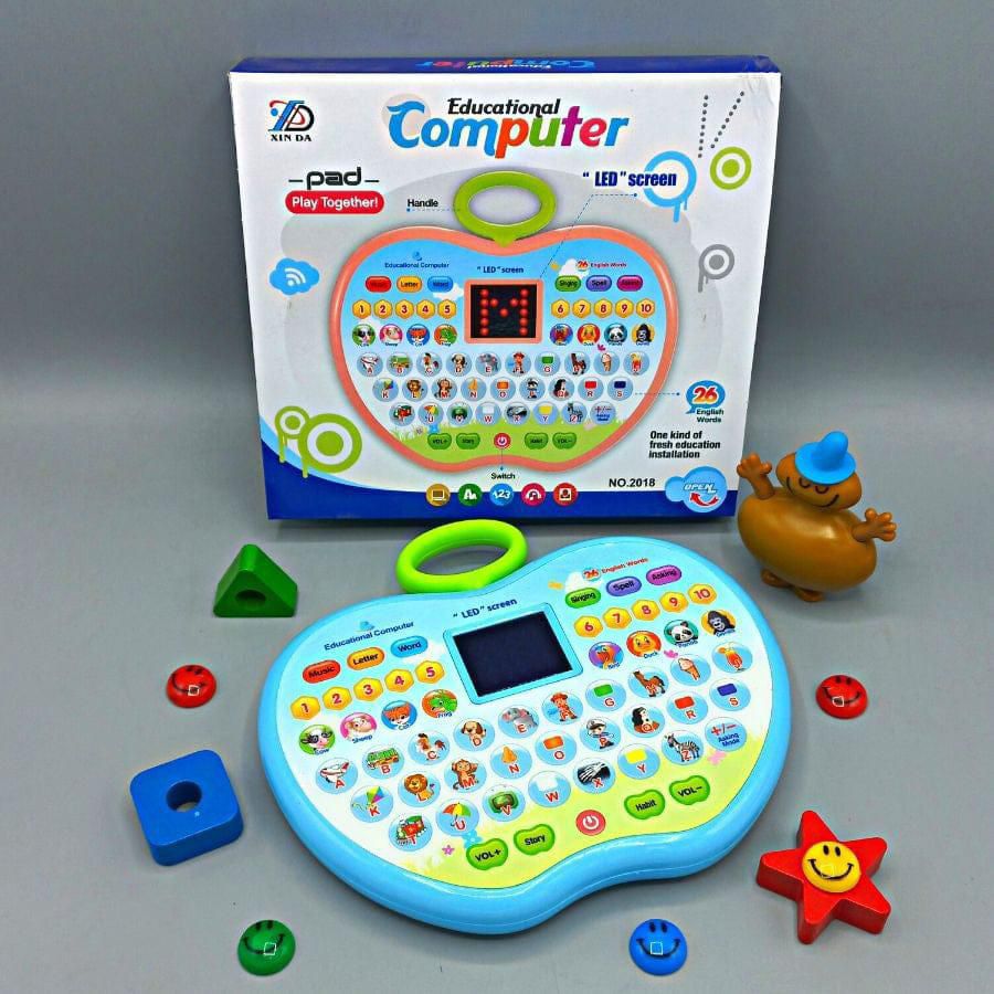 Educational Learning Computer Toy for Kids – LED Screen, Alphabet & Numbers
