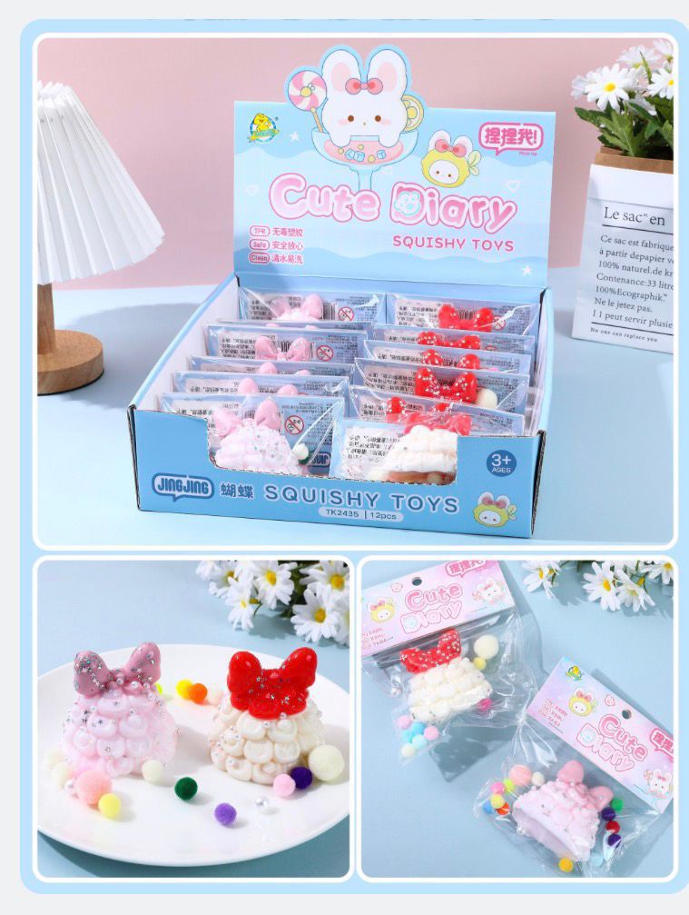Cute Bunny Squishy Toy – Soft Squeeze Stress Relief & Sensory Fidget Toy