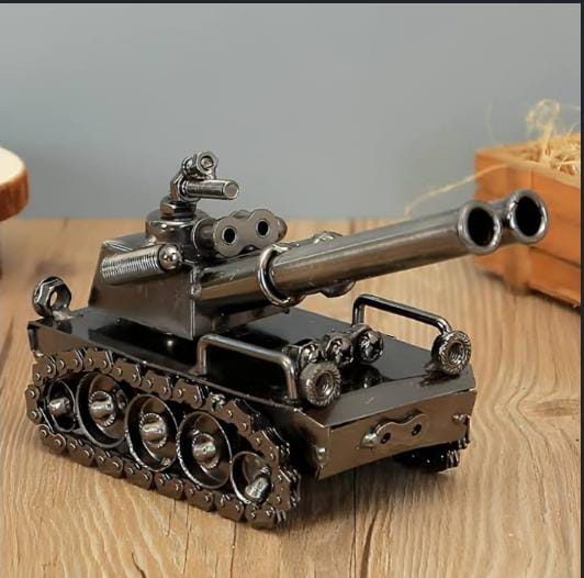 Viazaid Vintage Tank Decor - Bullet Shell Casing Military Tank