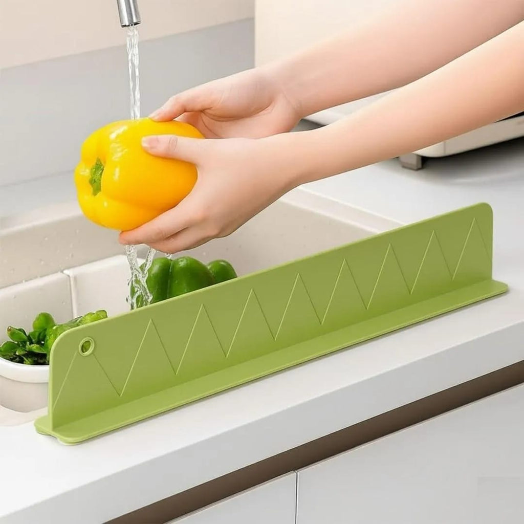 Silicone Sink Splash Guard for Kitchen and Bathroom,