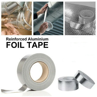 Aluminum Foil Butyl Rubber Tape, High Temperature Waterproof Leak Proof Tape, Nano Self Adhesive Tape, Duct Wall Crack Repair Flex Tape
