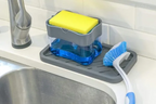 2-in-1 Sponge & Scrubber Soap Dispenser – Kitchen Sink Cleaning Holder