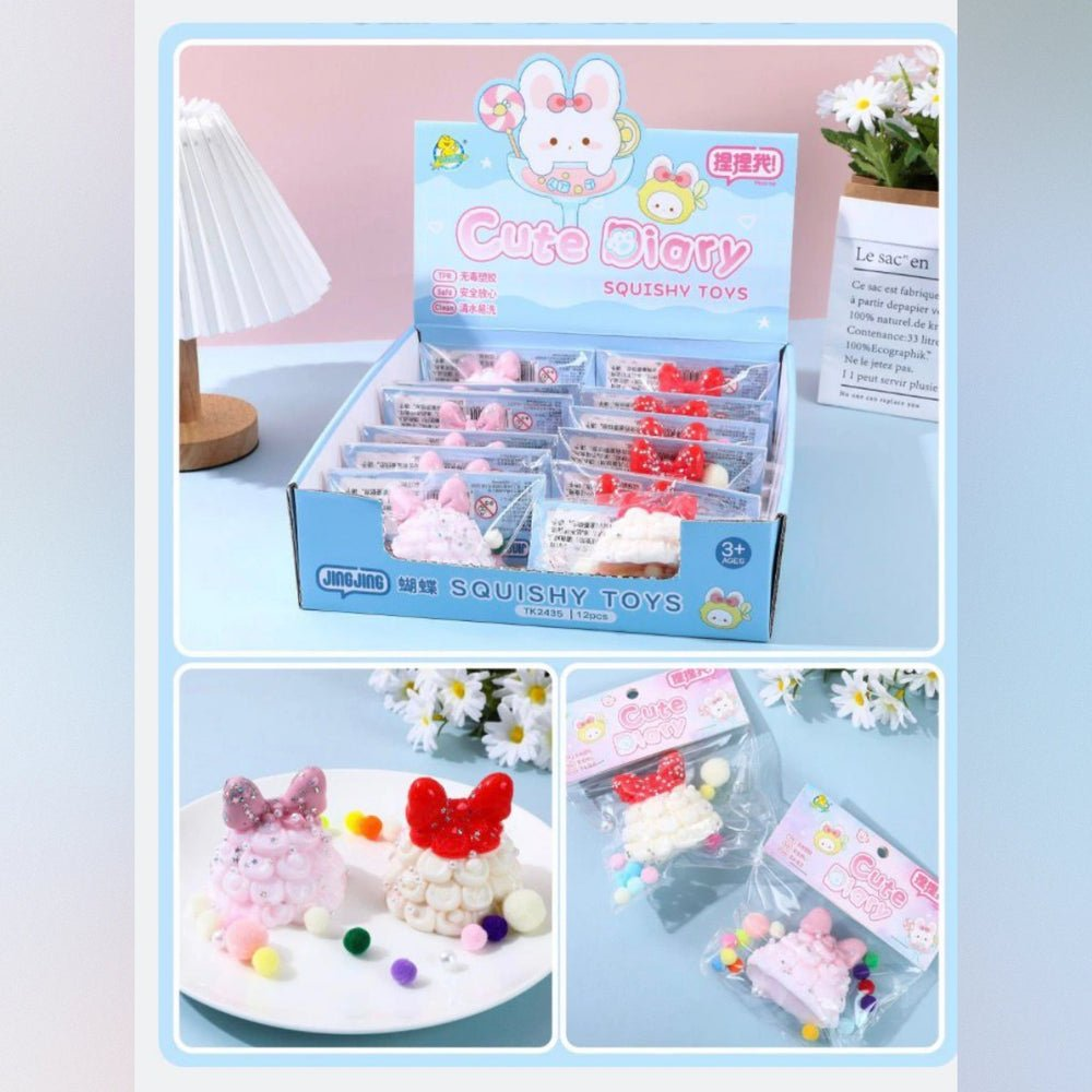 Cute Bunny Squishy Toy – Soft Squeeze Stress Relief & Sensory Fidget Toy