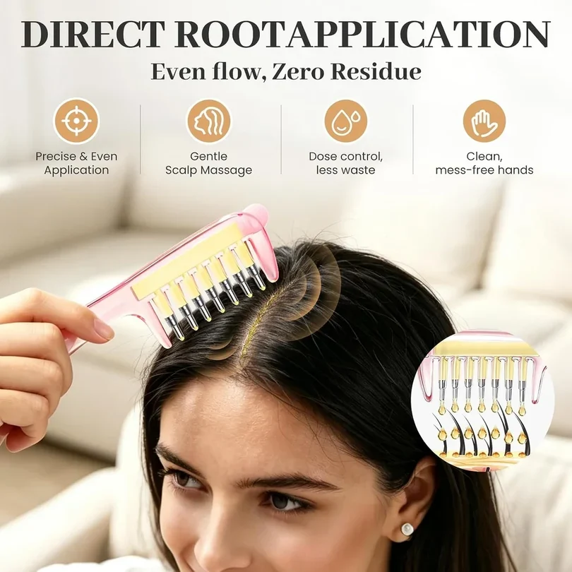 2 in 1 Scalp Oil Applicator Comb