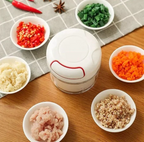 Manual Food Chopper – Pull String Vegetable, Garlic & Meat Chopper