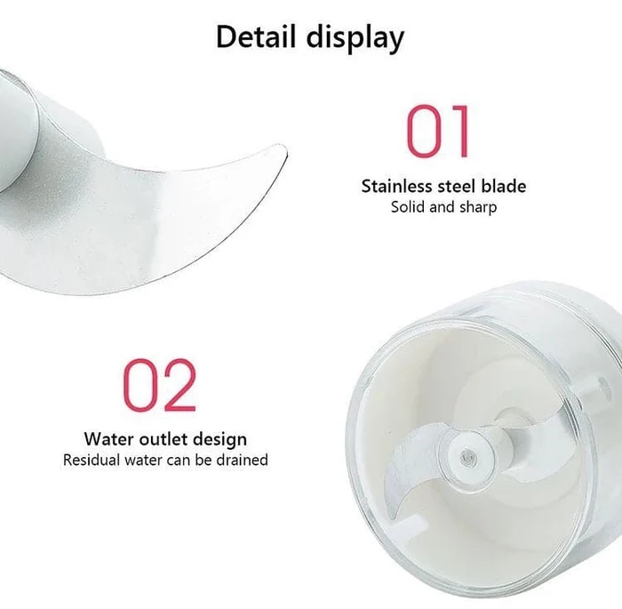 Manual Food Chopper – Pull String Vegetable, Garlic & Meat Chopper