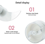 Manual Food Chopper – Pull String Vegetable, Garlic & Meat Chopper
