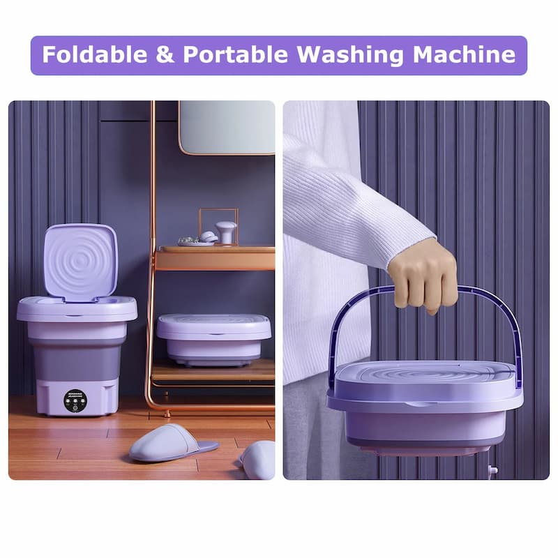Portable Mini Folding Clothes Washing Machine